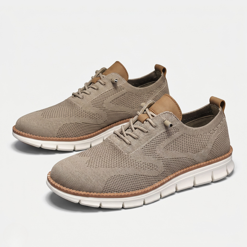 Antoni | Damski Lekkie Sneakersy Dzianinowe – Oddychające Buty Casual