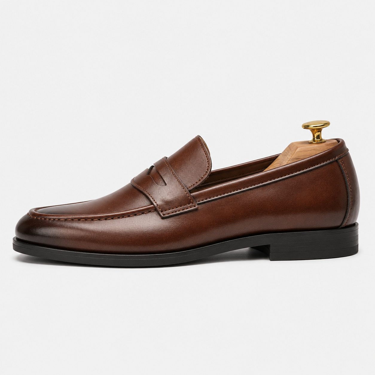 Leon | Męskie Eleganckie Mokasyny Wsuwane – Klasyczne Buty Formalne