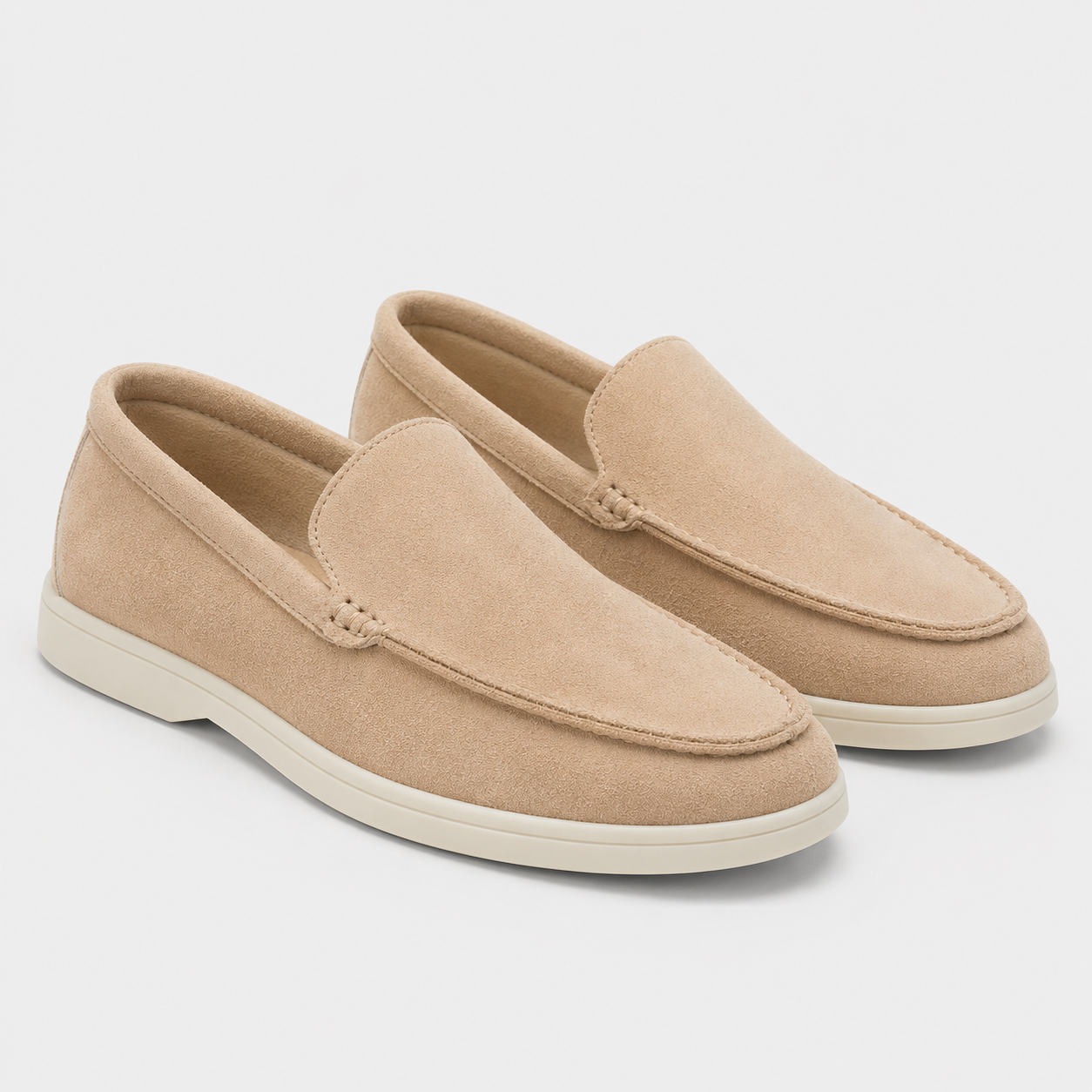 Stanisław | Męskie Mokasyny – Eleganckie Wsuwane Buty Zamszowe