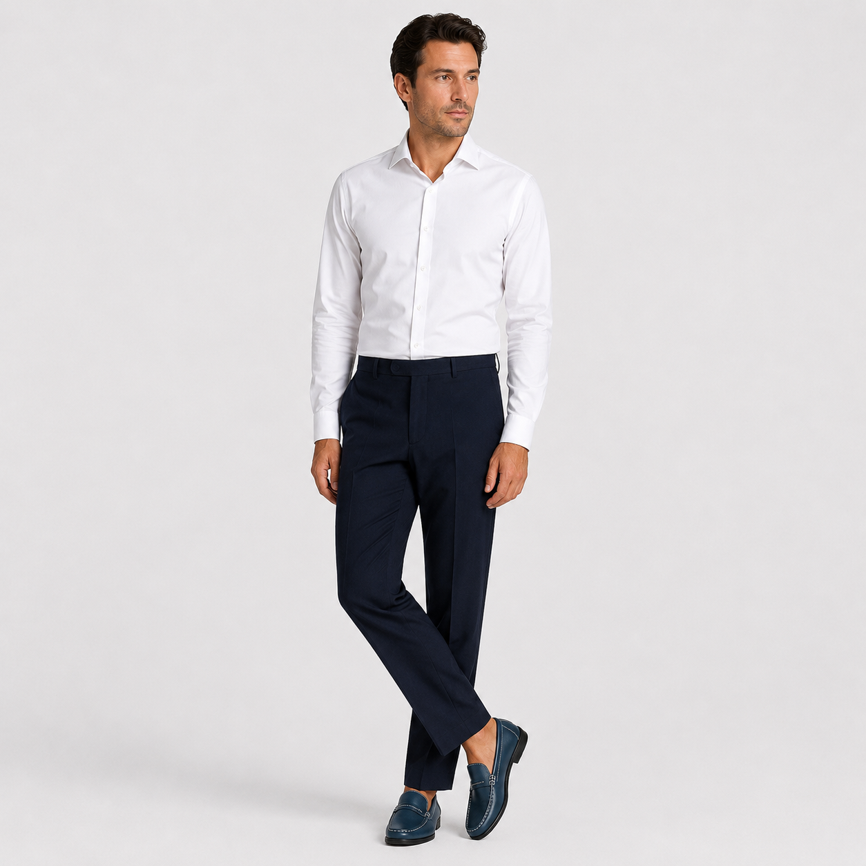 Mateusz | Męskie Mokasyny – Eleganckie Wsuwane Buty Wizytowe