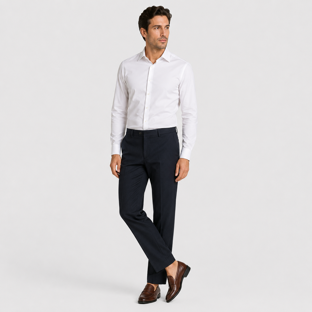 Leon | Męskie Eleganckie Mokasyny Wsuwane – Klasyczne Buty Formalne