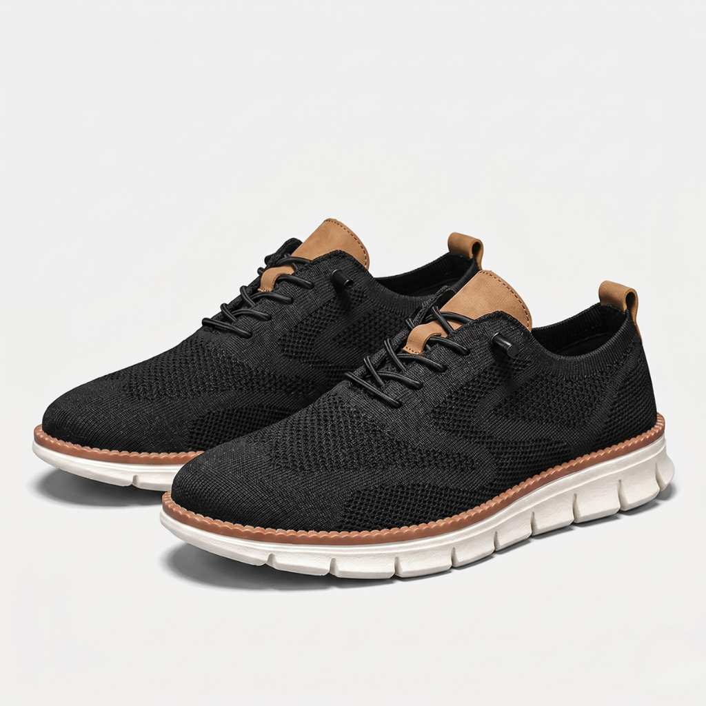 Antoni | Damski Lekkie Sneakersy Dzianinowe – Oddychające Buty Casual