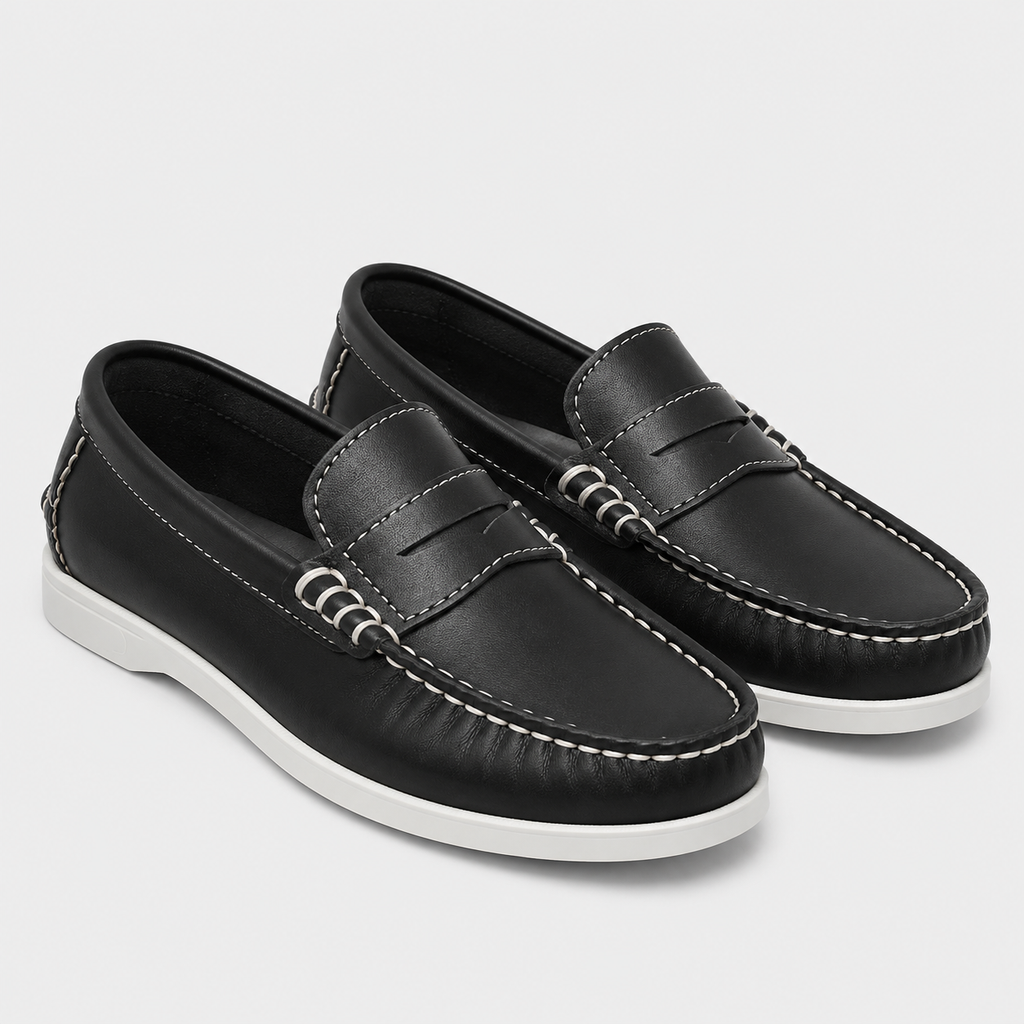 Dario | Męskie Klasyczne Mokasyny Skórzane – Elegancki Styl Casual