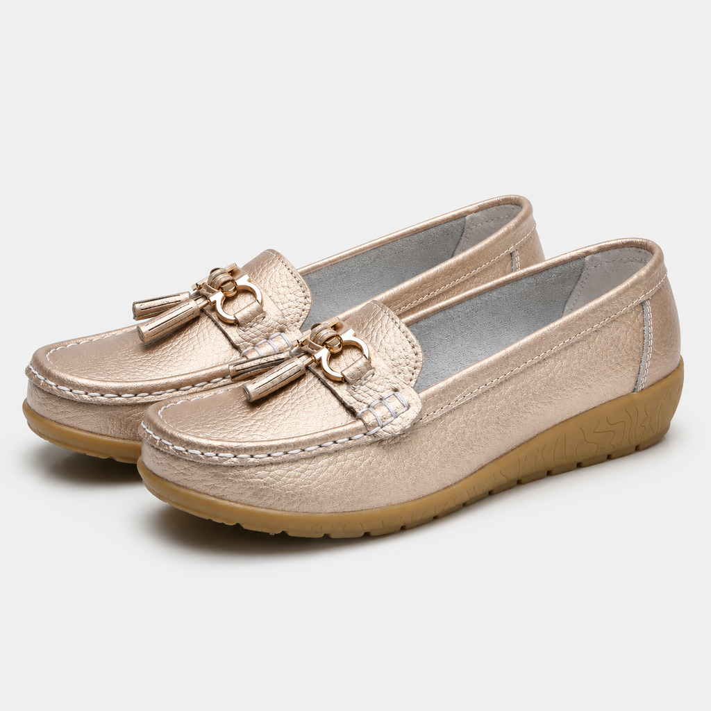 Elena | Damskie Mokasyny z Ozdobnymi Frędzlami – Eleganckie Buty Casual