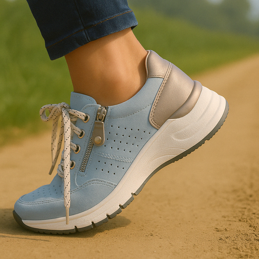 Damskie sneakersy sznurowane na co dzień