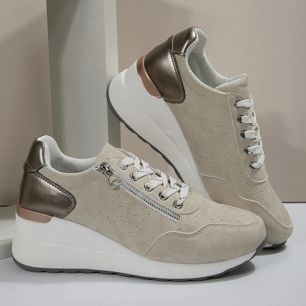 Damskie sneakersy sznurowane na co dzień