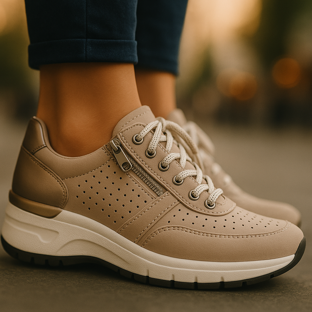 Damskie sneakersy sznurowane na co dzień