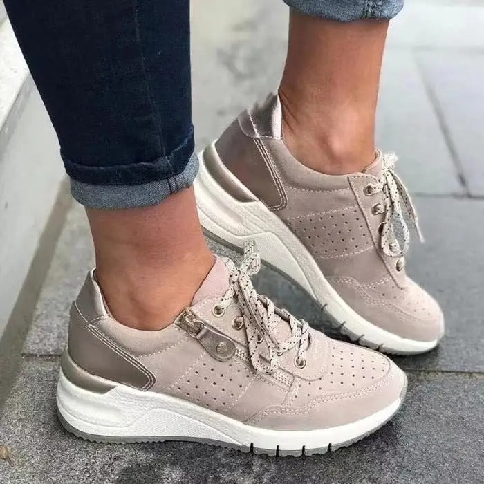 Damskie sneakersy sznurowane na co dzień