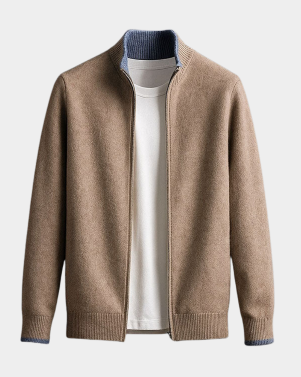 Męski kardigan dzianinowy do eleganckich i codziennych zestawów