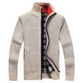 Męski kardigan z warkoczowym wzorem