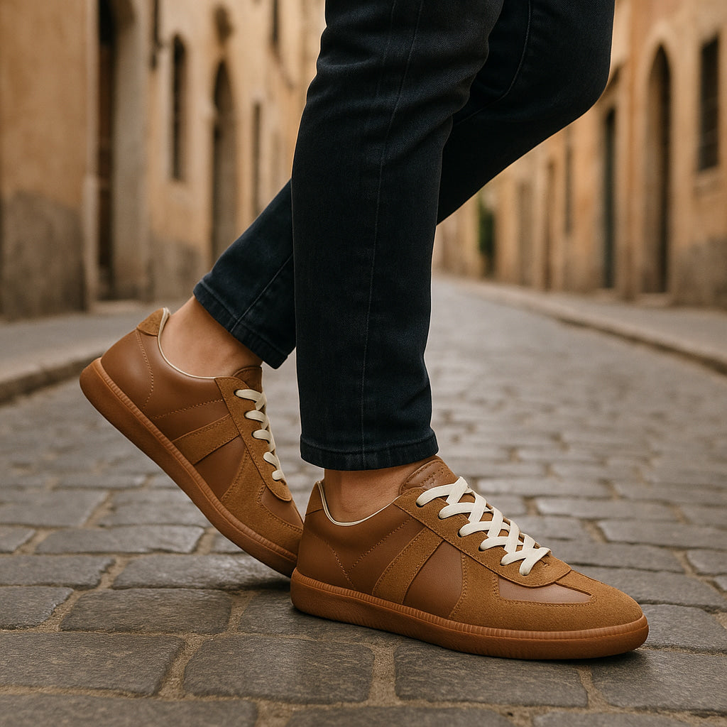 Męskie sneakersy casualowe o ponadczasowym stylu