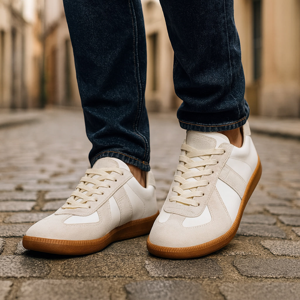 Męskie sneakersy casualowe o ponadczasowym stylu