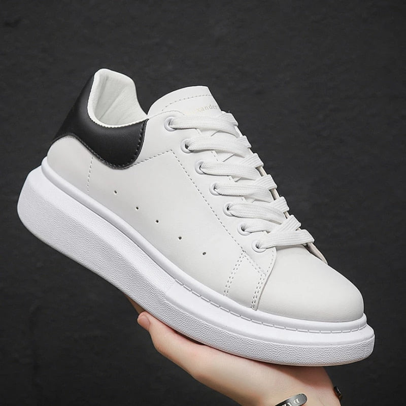 Męskie sneakersy do miejskich zestawień przez cały rok