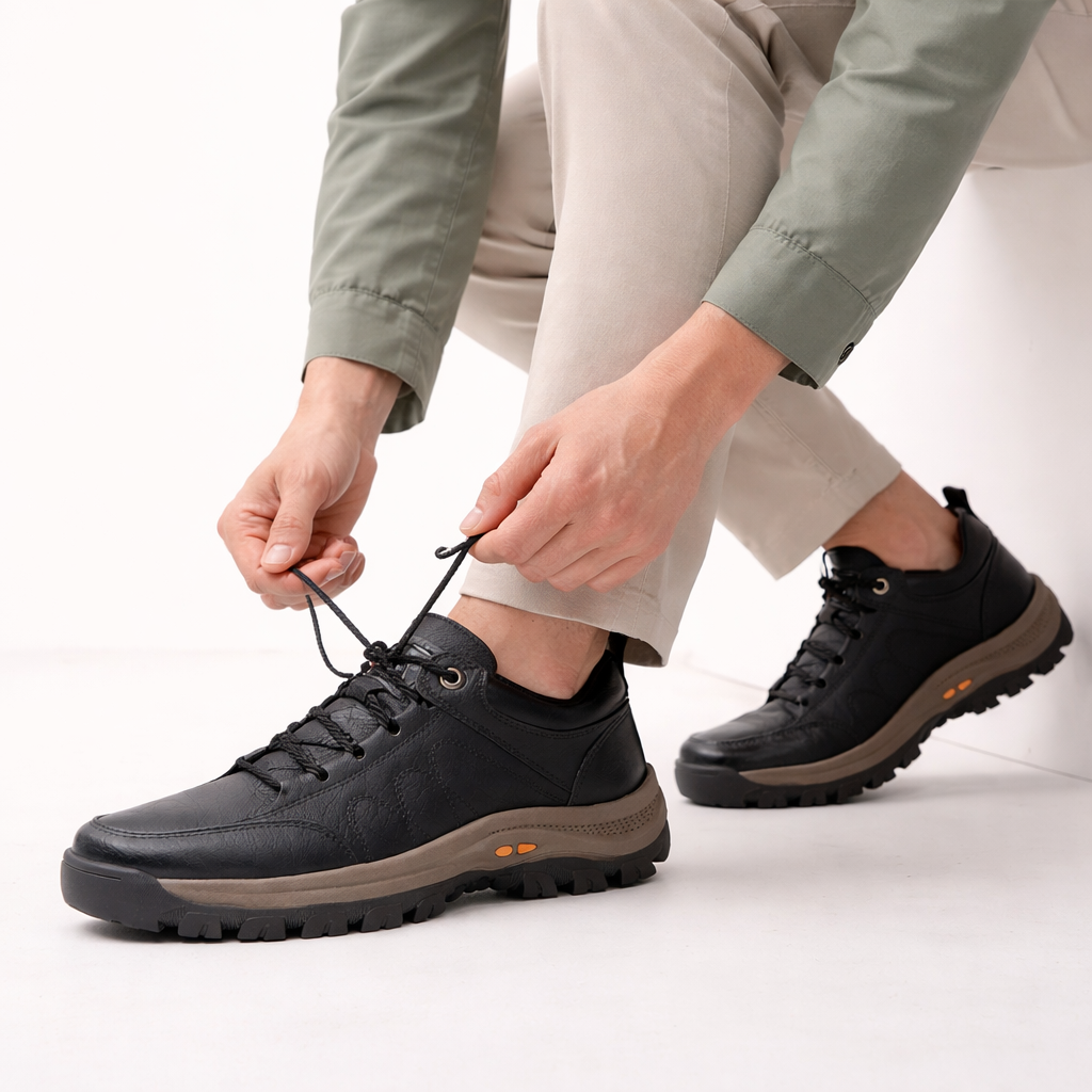 Męskie sneakersy sznurowane na co dzień