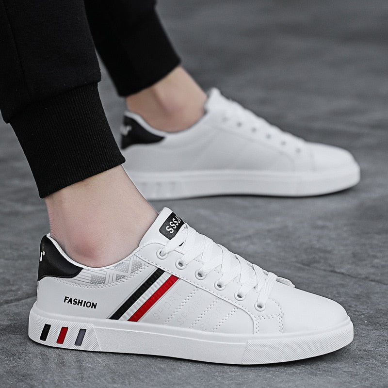 Męskie sneakersy sznurowane na co dzień