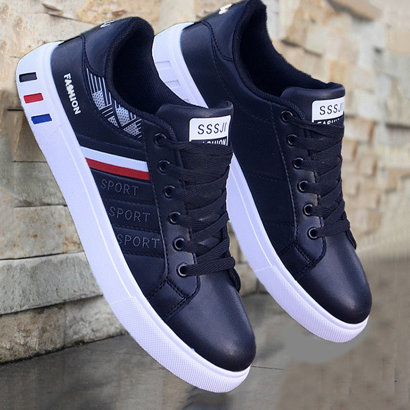 Męskie sneakersy sznurowane na co dzień