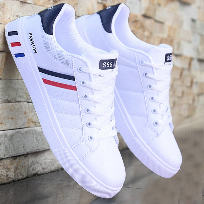 Męskie sneakersy sznurowane na co dzień