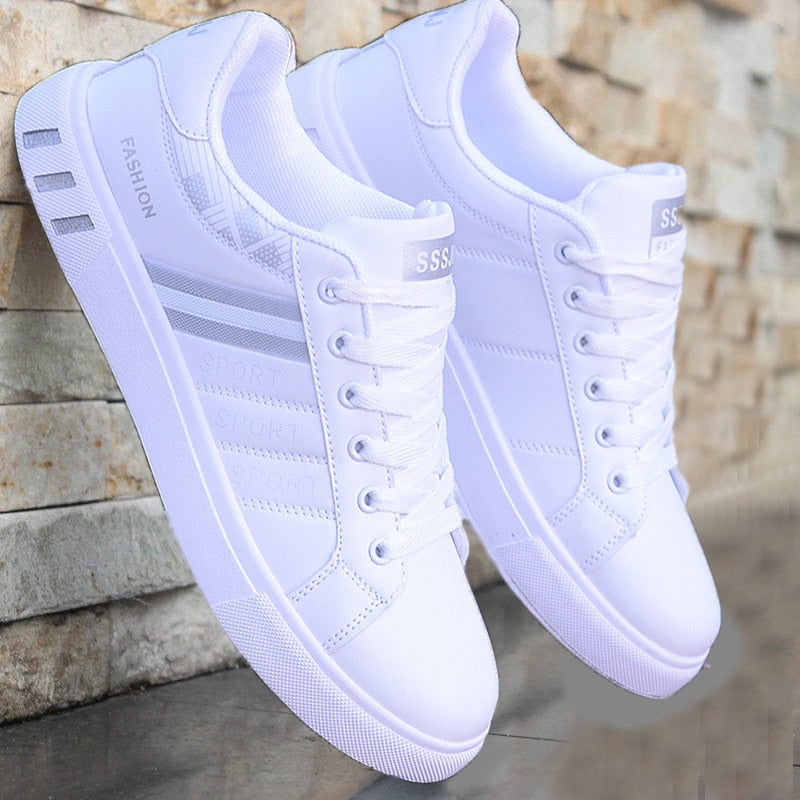 Męskie sneakersy sznurowane na co dzień