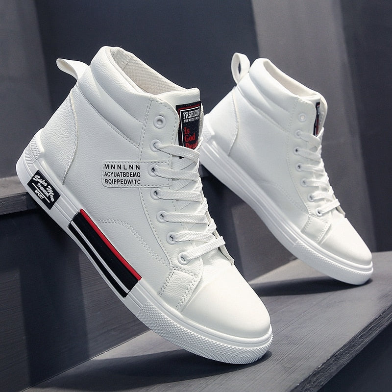 Męskie wysokie buty na co dzień