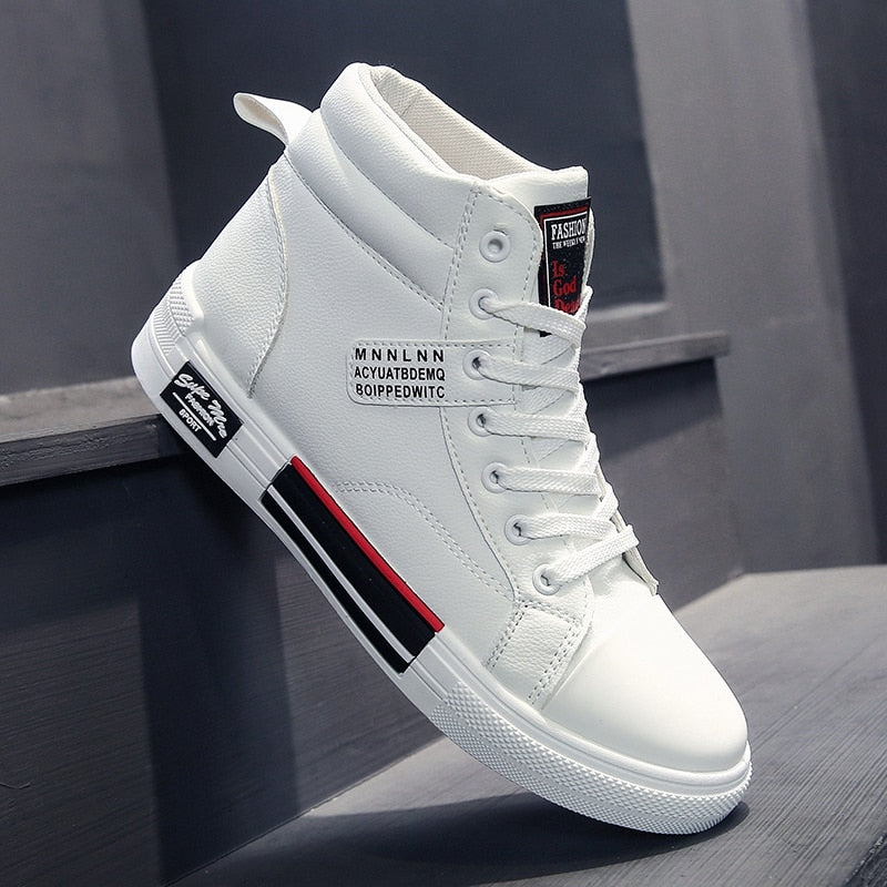 Męskie wysokie buty na co dzień