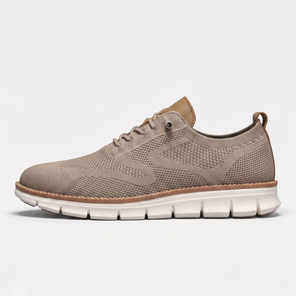 Antoni | Męskie Lekkie Sneakersy Dzianinowe – Oddychające Buty Casual